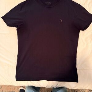 All Saints Men's Navy Tee